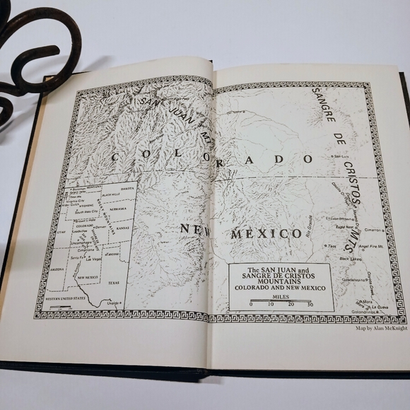 Faux Leather Back Louis L'Amour SACKETT W/Gold Autograph on Front 1981 - Picture 6 of 8